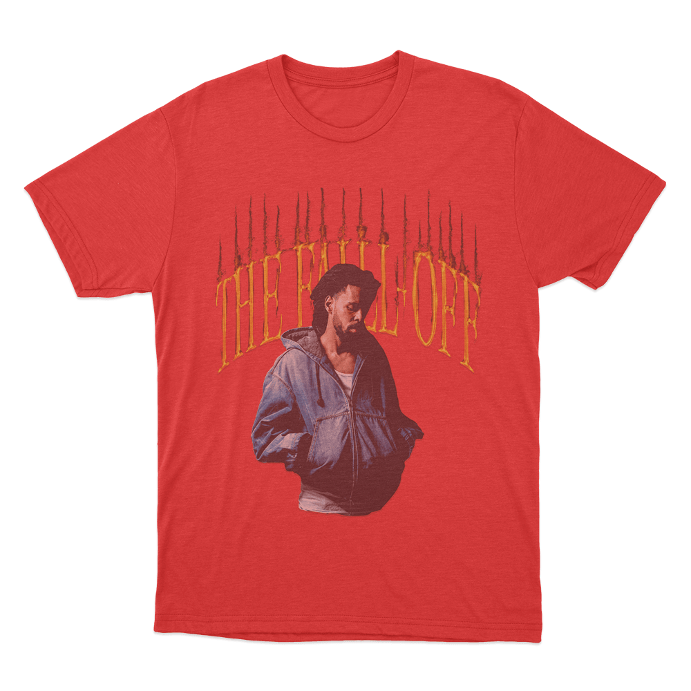 J Cole The Fall-Off Unisex T Shirt Red J Cole The Fall Off Unisex T Shirt Red