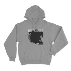 The Fall Off J. Cole Silhouette Unisex Hoodie Grey