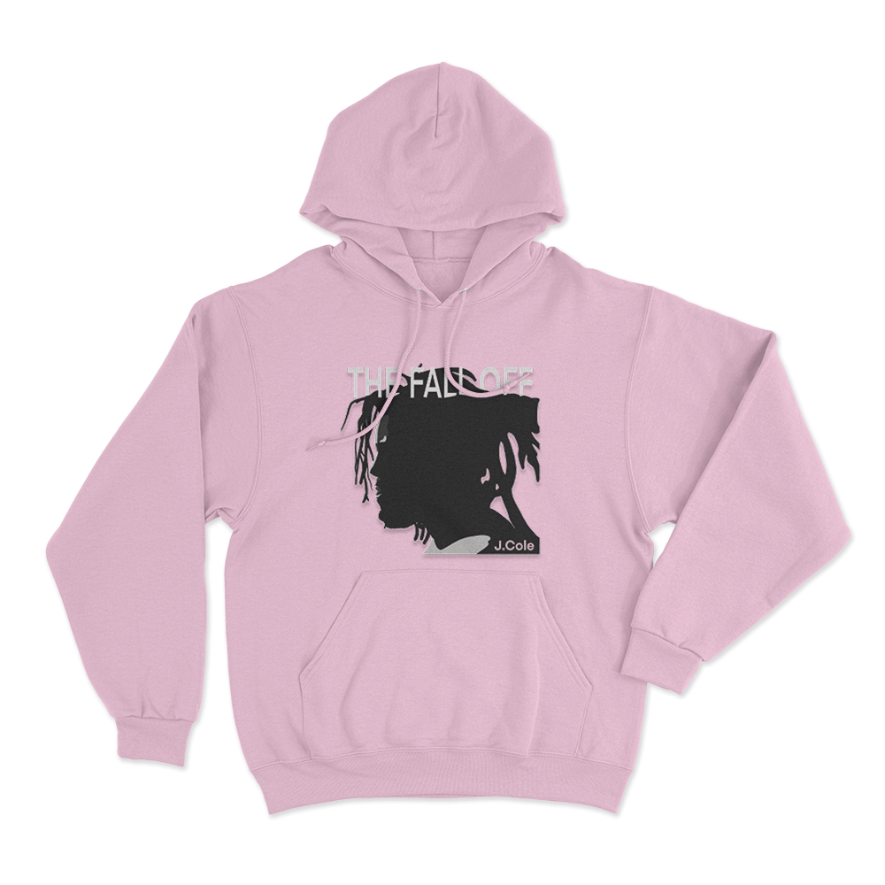 The Fall-Off J. Cole Silhouette Unisex Hoodie Pink The Fall Off J. Cole Silhouette Unisex Hoodie Pink