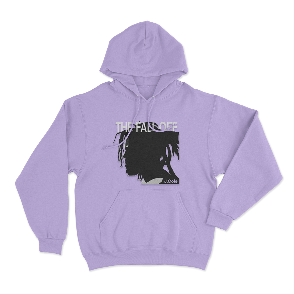 The Fall-Off J. Cole Silhouette Unisex Hoodie Purple The Fall Off J. Cole Silhouette Unisex Hoodie Purple