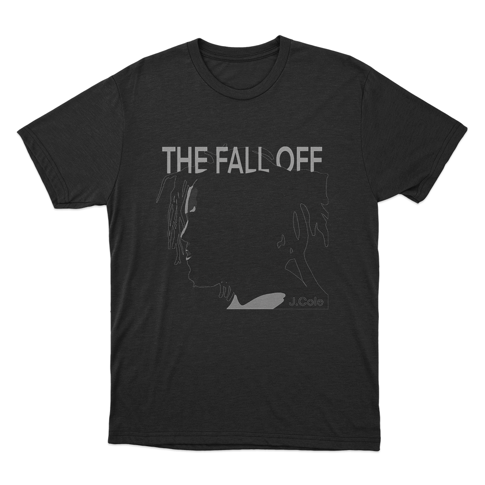 The Fall-Off J. Cole Silhouette Unisex T Shirt Black The Fall Off J. Cole Silhouette Unisex T Shirt Black