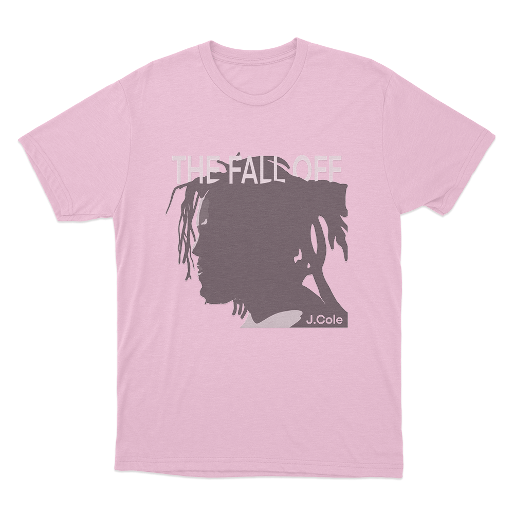The Fall-Off J. Cole Silhouette Unisex T Shirt Pink The Fall Off J. Cole Silhouette Unisex T Shirt Pink