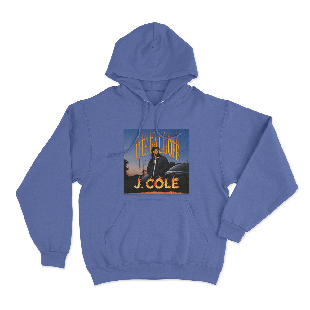 The Fall-Off J. Cole Unisex Hoodie Blue The Fall Off J. Cole Unisex Hoodie Blue