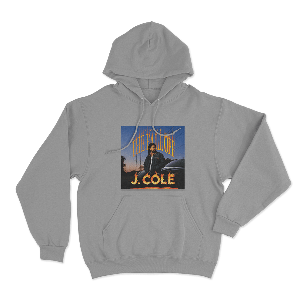 The Fall-Off J. Cole Unisex Hoodie Grey The Fall Off J. Cole Unisex Hoodie Grey