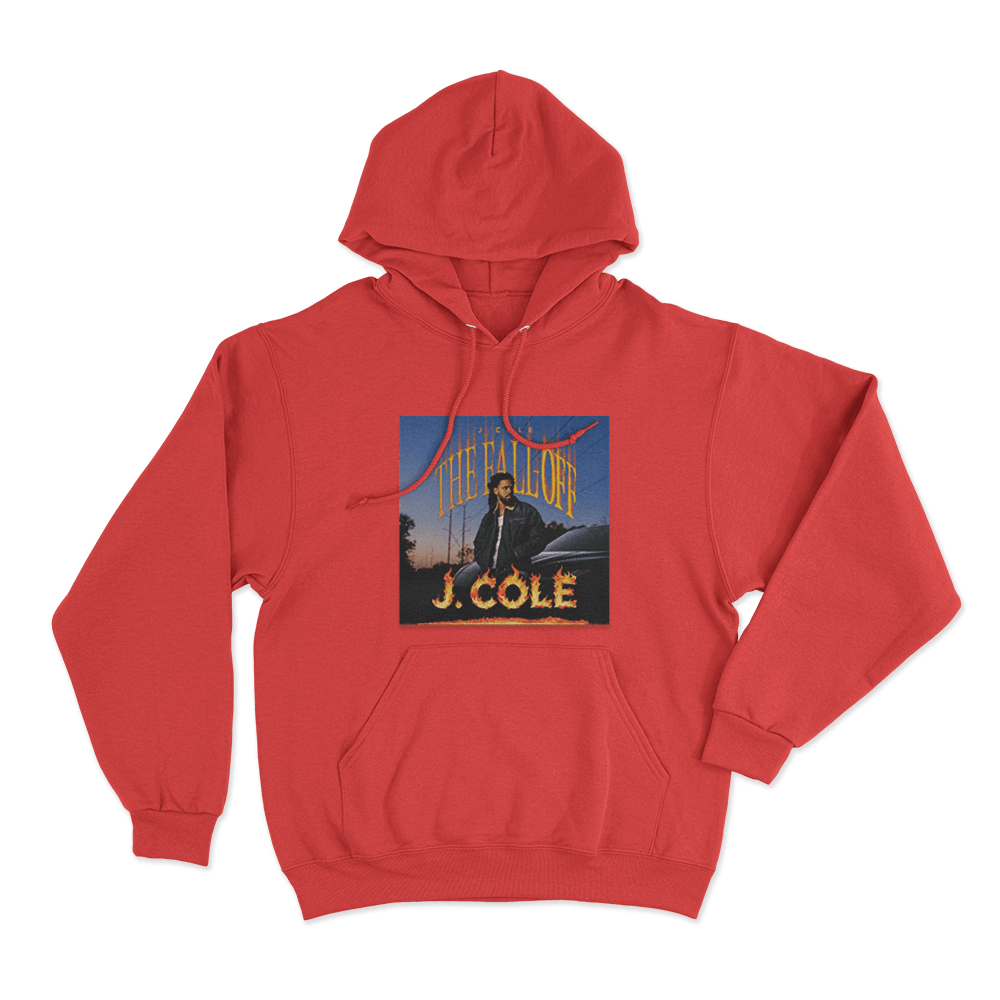 The Fall-Off J. Cole Unisex Hoodie Red The Fall Off J. Cole Unisex Hoodie Red