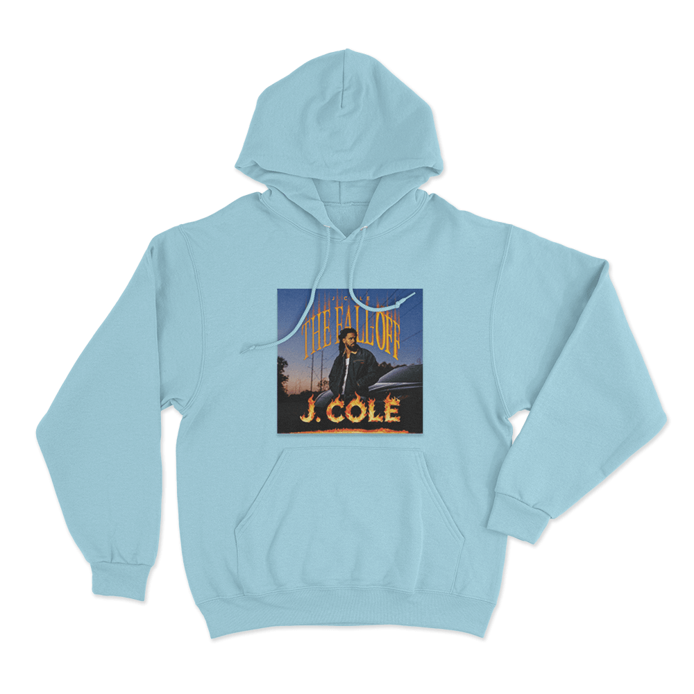 The Fall-Off J. Cole Unisex Hoodie Sky Blue The Fall Off J. Cole Unisex Hoodie Sky Blue