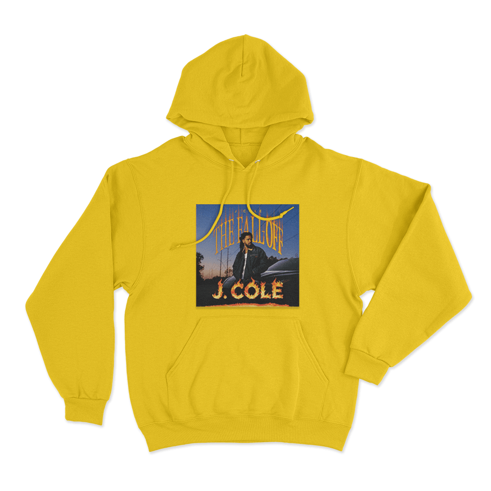 The Fall-Off J. Cole Unisex Hoodie Yellow The Fall Off J. Cole Unisex Hoodie Yellow
