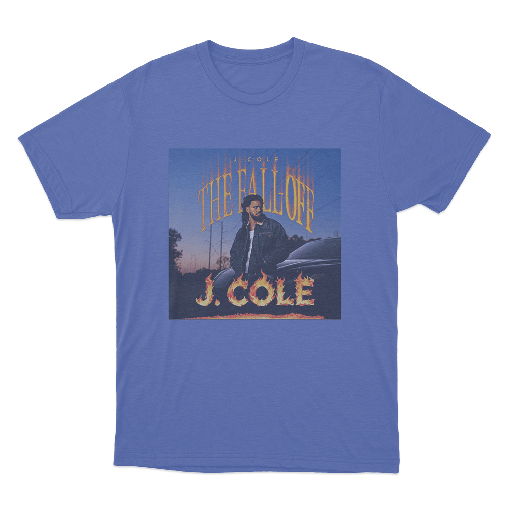 The Fall-Off J. Cole Unisex T Shirt Blue The Fall Off J. Cole Unisex T Shirt Blue