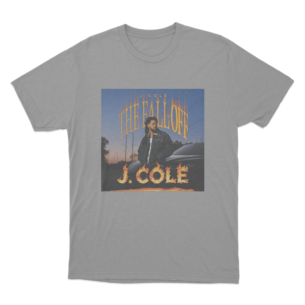 The Fall-Off J. Cole Unisex T Shirt Grey The Fall Off J. Cole Unisex T Shirt Grey