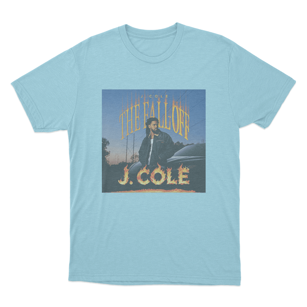 The Fall-Off J. Cole Unisex T Shirt Sky Blue The Fall Off J. Cole Unisex T Shirt Sky Blue