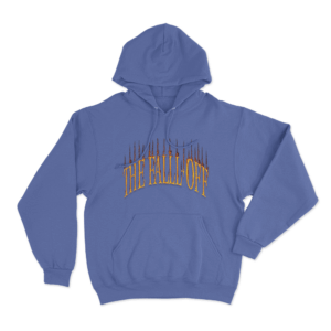 The Fall Off Logo Unisex Hoodie Blue